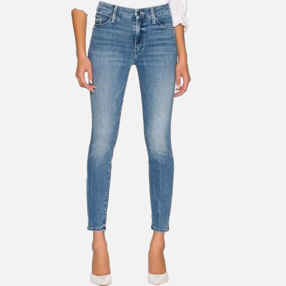 MOTHER Blue Ankle & Cropped Jeans